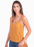 Blusa con argollas en tiras para mujer - Flashy