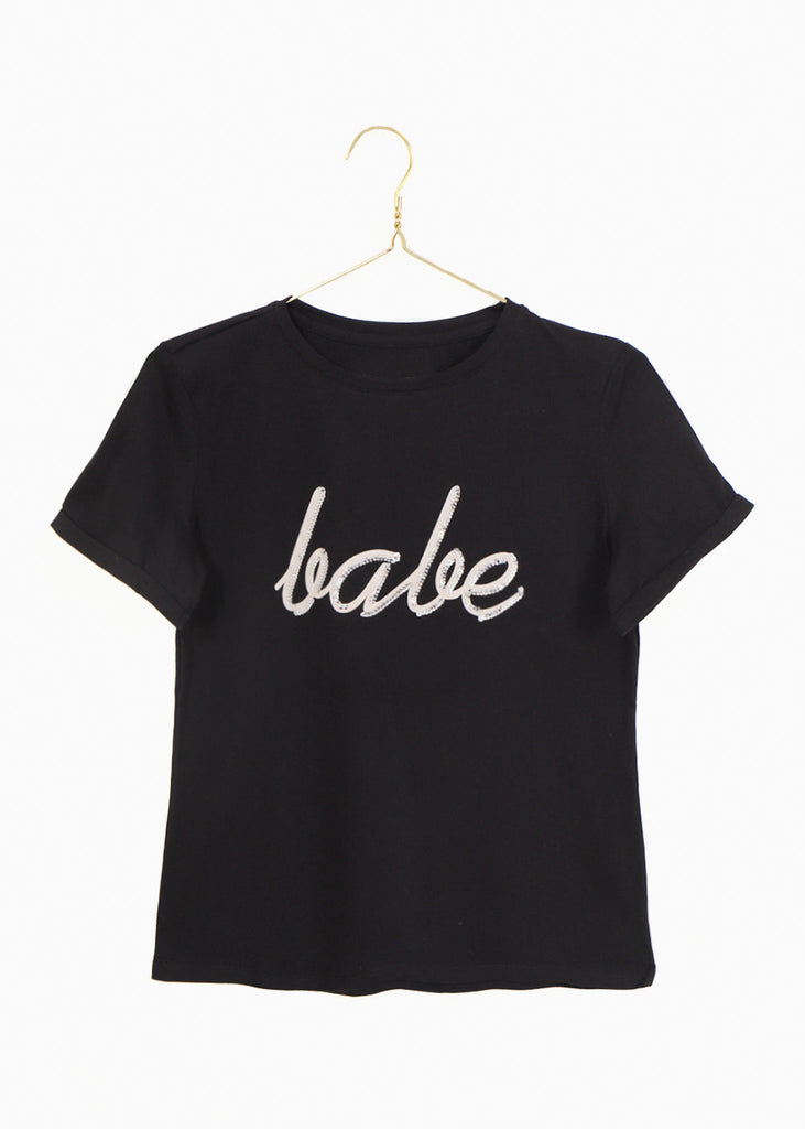 Camiseta estampada "Babe" para mujer - Flashy
