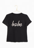 Camiseta estampada "Babe" para mujer - Flashy