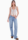 Blusa de botones con boleros - GUANAJUATO