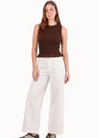 Blusa de tiras en nido de abeja - BANANO.CAFE