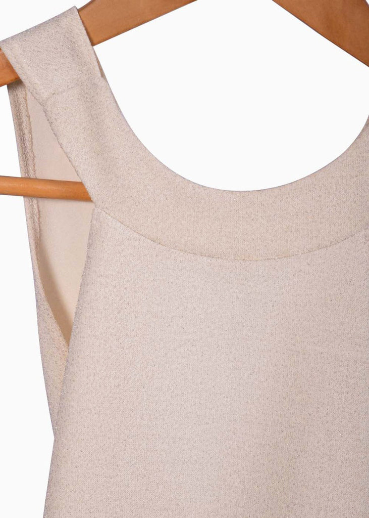 Body con cuello halter y espalda descubierta color blanco, marfil para mujer - Flashy