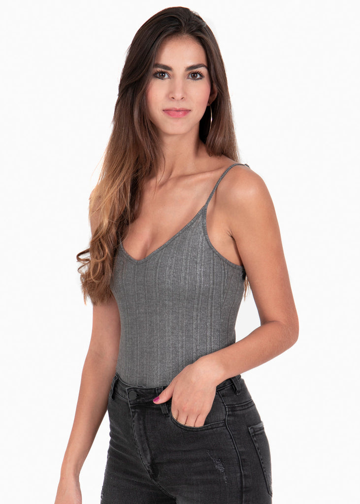 Body cuello en v para mujer - Flashy