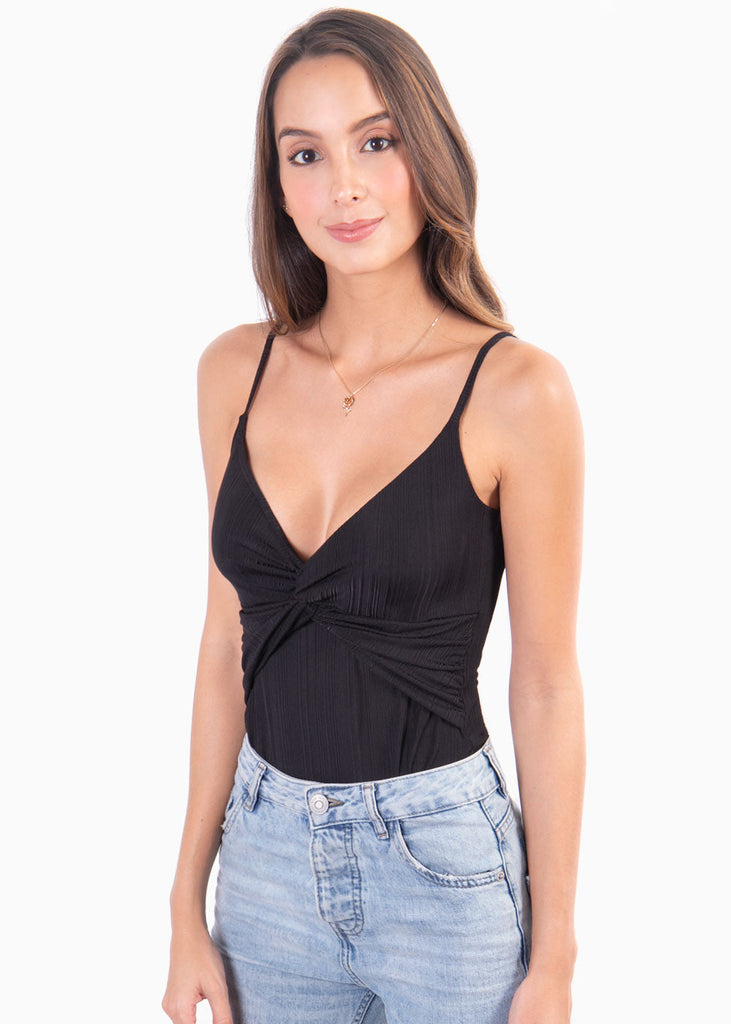Body entorchado en escote para mujer - Flashy