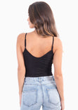 Body entorchado en escote para mujer - Flashy