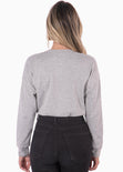 Buzo corto con estampado "Maui" color gris para mujer - Flashy