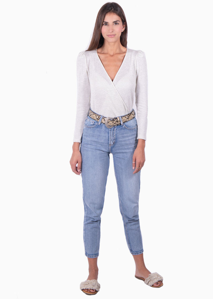 Buso cruzado con hombreras para mujer - Flashy