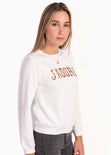 Buso estampado "J'adore" para mujer - Flashy