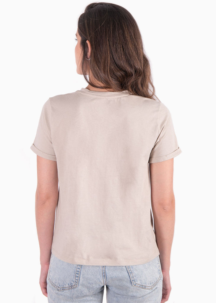 Camiseta con estampado con "Elegance is an attitude" para mujer - Flashy