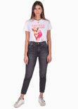 Camiseta con estampado "legally blonde" color blanco para mujer - Flashy