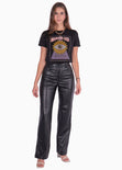 Camiseta estampada "dramatic end" color negro para mujer - Flashy