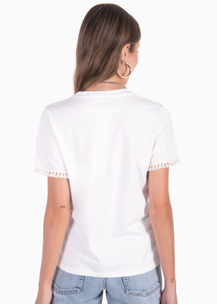 Camiseta estampada "Dream" color blanco para mujer - Flashy