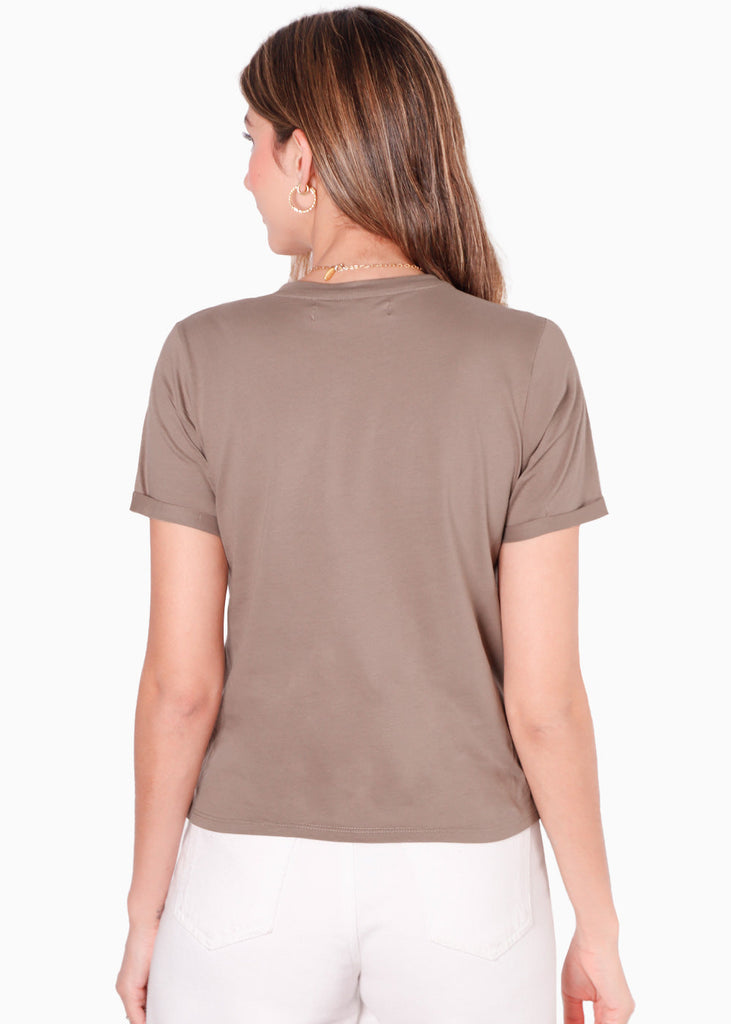 Camiseta estampada "Icónica desde que nací " color blanco, marfil para mujer - Flashy
