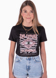 Camiseta estampada "The future is female" color negro para mujer - Flashy