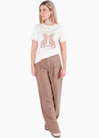Camiseta estampada "Stay wild" para mujer - Flashy