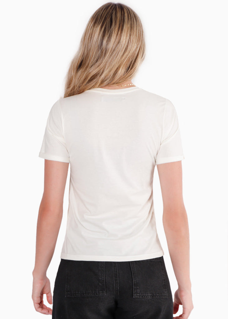 Camiseta con estampado "Soy una DIOSA y punto." color blanco, marfil para mujer - Flashy