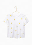 Camiseta con estampado de flores para mujer - Flashy