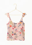 Blusa de flores con boleros para mujer - Flashy
