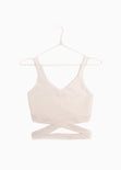 Crop top con cruce en espalda para mujer - Flashy