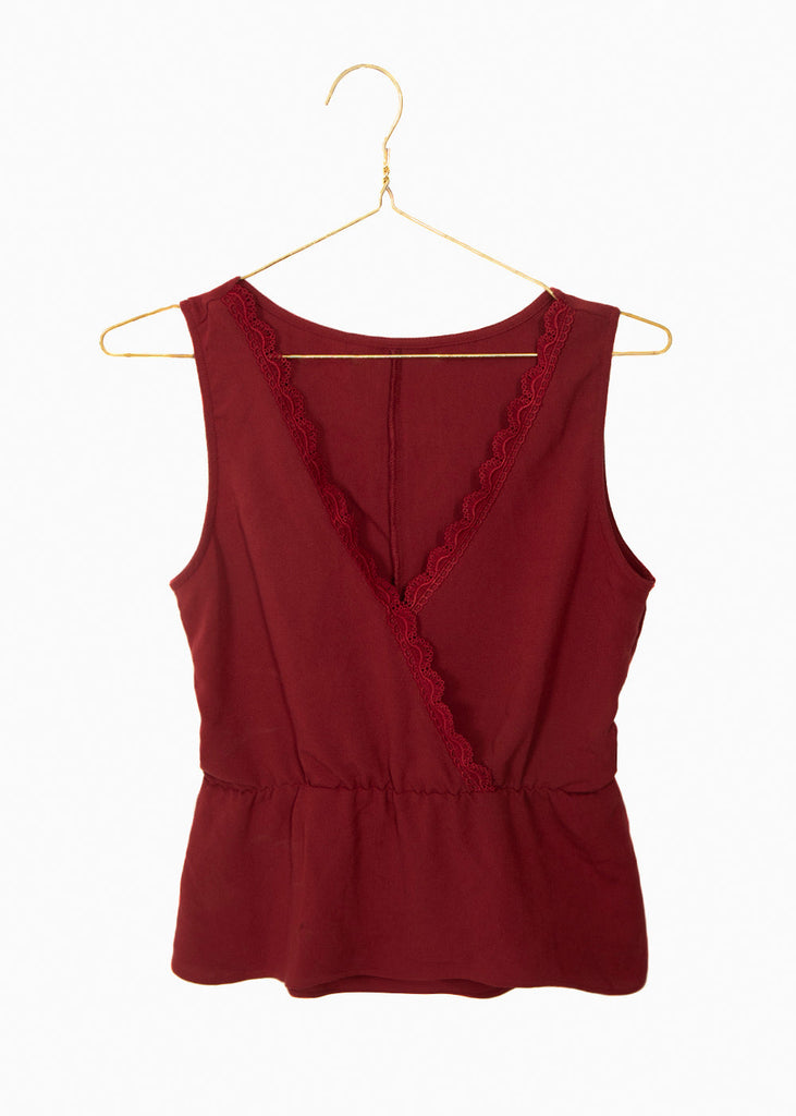 Blusa cruzada con bolillo para mujer - Flashy