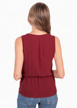 Blusa cruzada con bolillo para mujer - Flashy