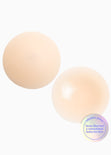 Cubre pezones circulares de silicona reutilizables color beige para mujer - Flashy