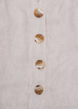 Blusa de tiras con botones de pasta para mujer - Flashy