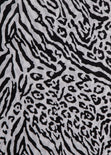 Blusa estampada de leopardo con encaje para mujer - Flashy