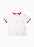Camiseta estampada estrellas para mujer - Flashy