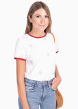 Camiseta estampada estrellas para mujer - Flashy