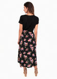 Maxi Falda Estampada Flores para mujer - Flashy