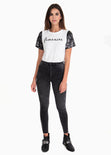 Camiseta estampada "Femenine" para mujer - Flashy