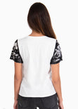 Camiseta estampada "Femenine" para mujer - Flashy