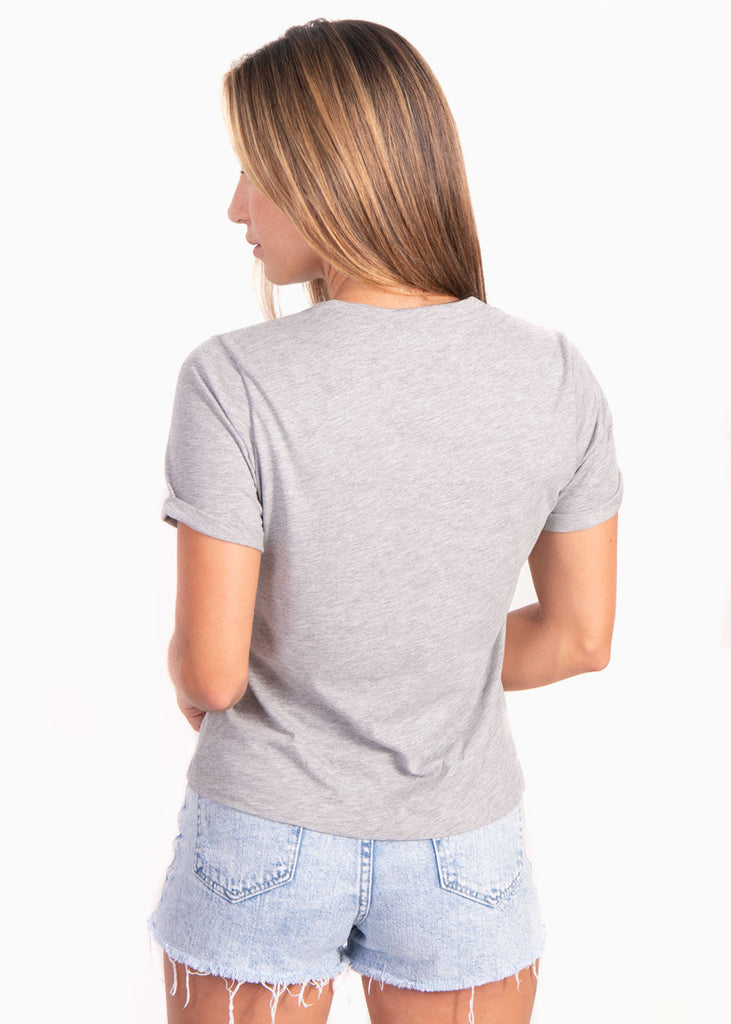 Camiseta con apliques brillantes para mujer - Flashy