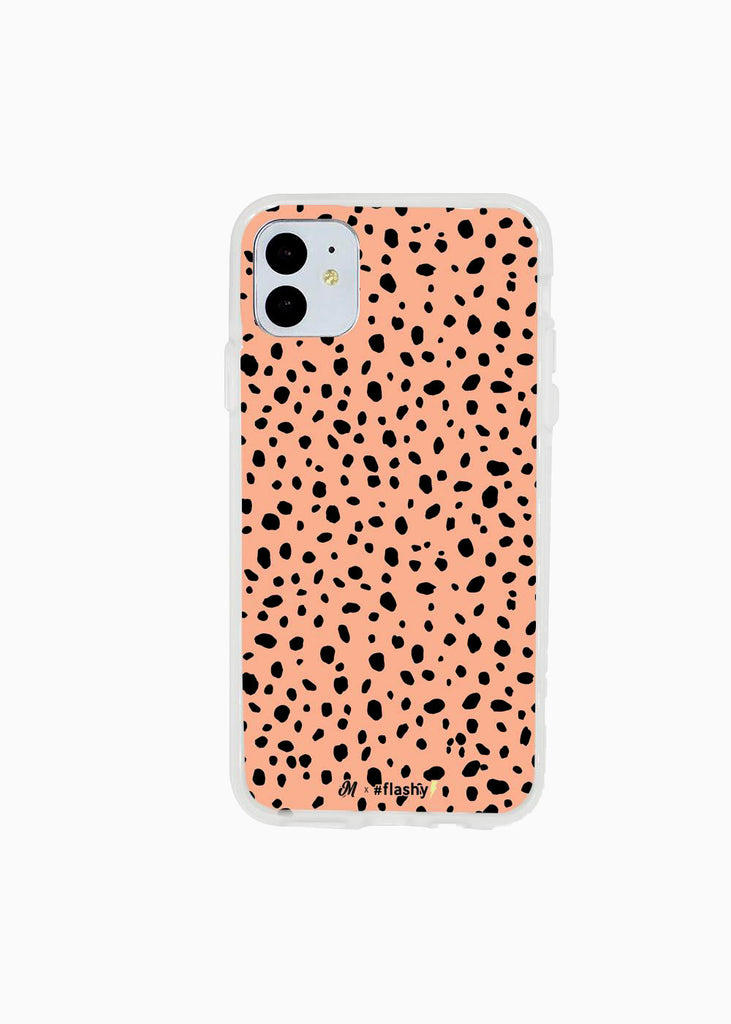 Funda animal print leopardo rosado iphone para mujer - Flashy