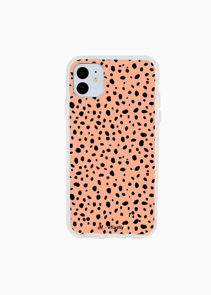 Funda animal print leopardo rosado iphone para mujer - Flashy