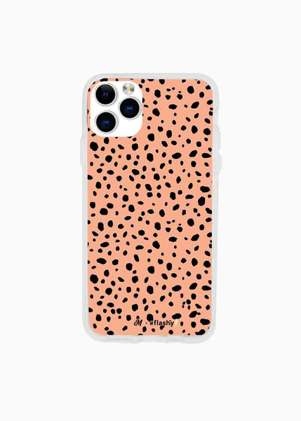 Funda animal print leopardo rosado iphone para mujer - Flashy