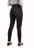 Jean tiro alto skinny desgastado para mujer - Flashy