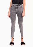 Jean tiro alto skinny para mujer - Flashy