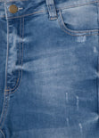 Jean tiro medio skinny para mujer - Flashy