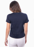 Camiseta estampada "I am N1" para mujer - Flashy