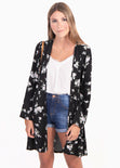 Kimono estampado flores para mujer - Flashy