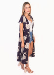 Kimono estampado flores para mujer - Flashy