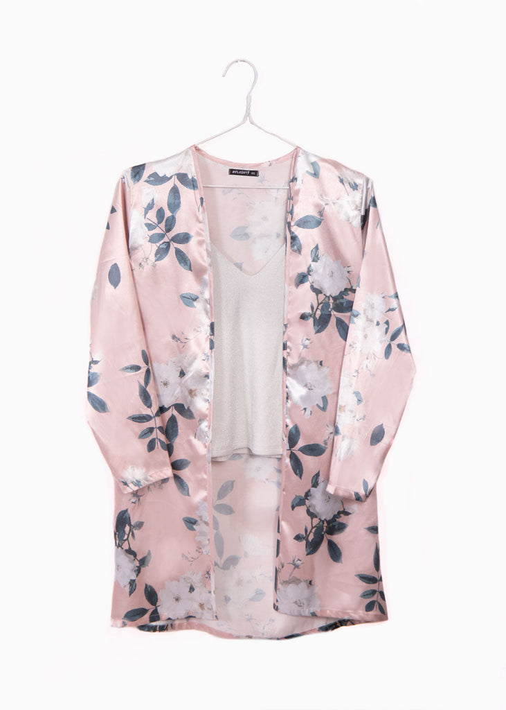 Kimono estampado flores para mujer - Flashy
