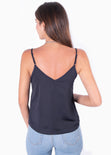 Blusa de tiras con perlas para mujer - Flashy