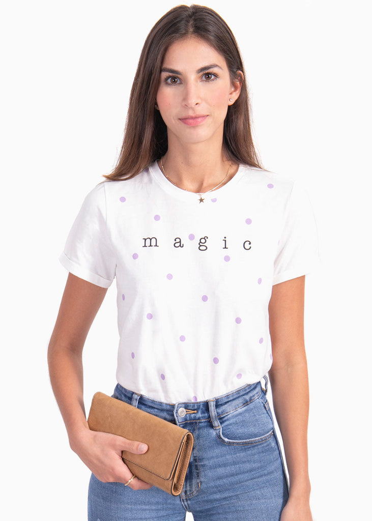 Camiseta estampada "Magic" para mujer - Flashy