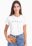 Camiseta estampada "Magic" para mujer - Flashy