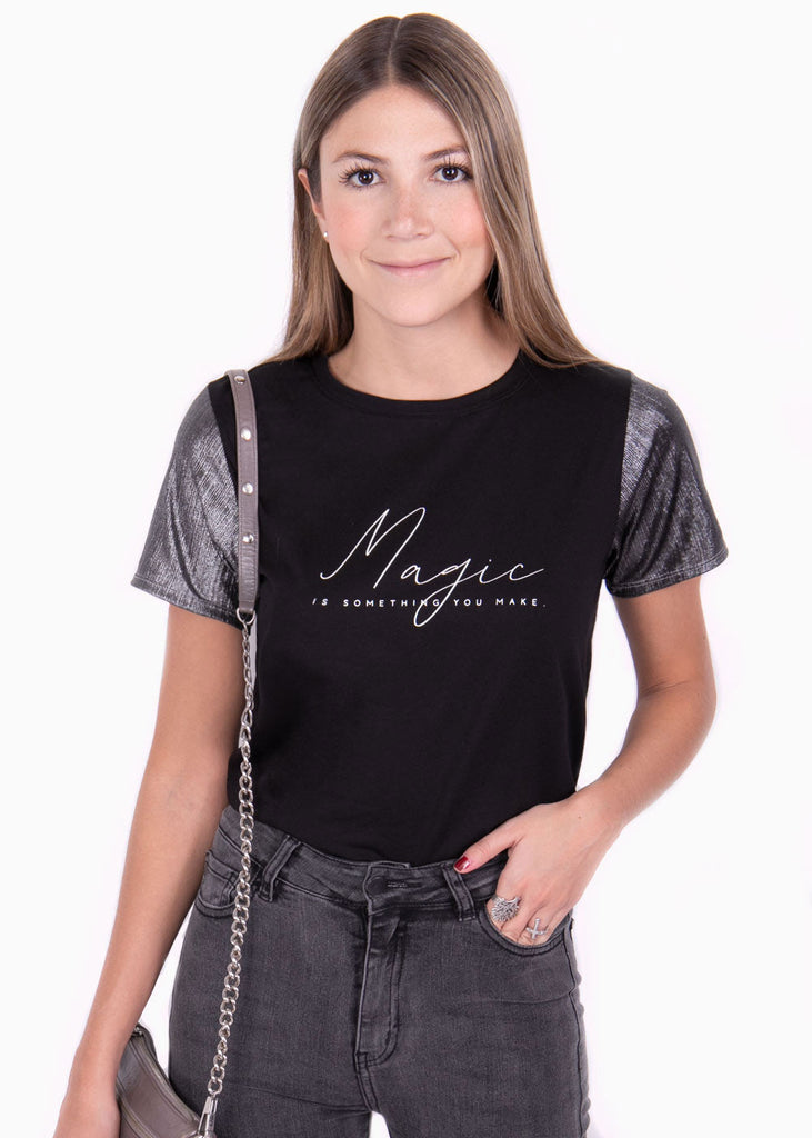 Camiseta estampada "Magic" para mujer - Flashy