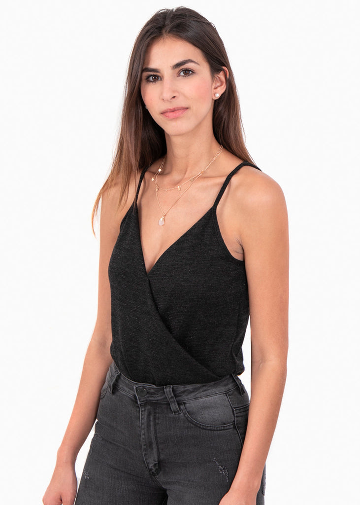 Blusa de tiras cruzada para mujer - Flashy