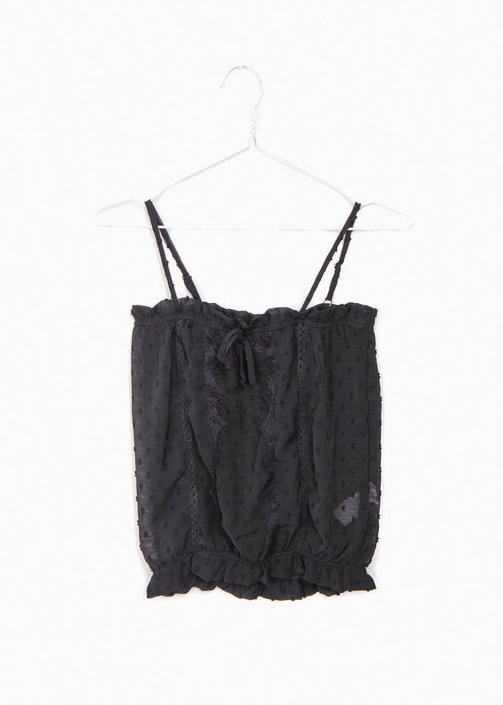 Blusa de tiras con anudado y resorte para mujer - Flashy